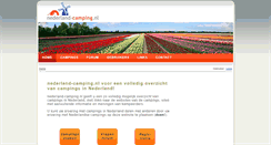 Desktop Screenshot of nederland-camping.nl
